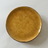 7 assiettes à dessert en céramique émaillée