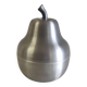 Seau à glaçons - Poire en métal brossé - années 70