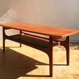 Teak coffee table, Scandinavian design from the 1960s