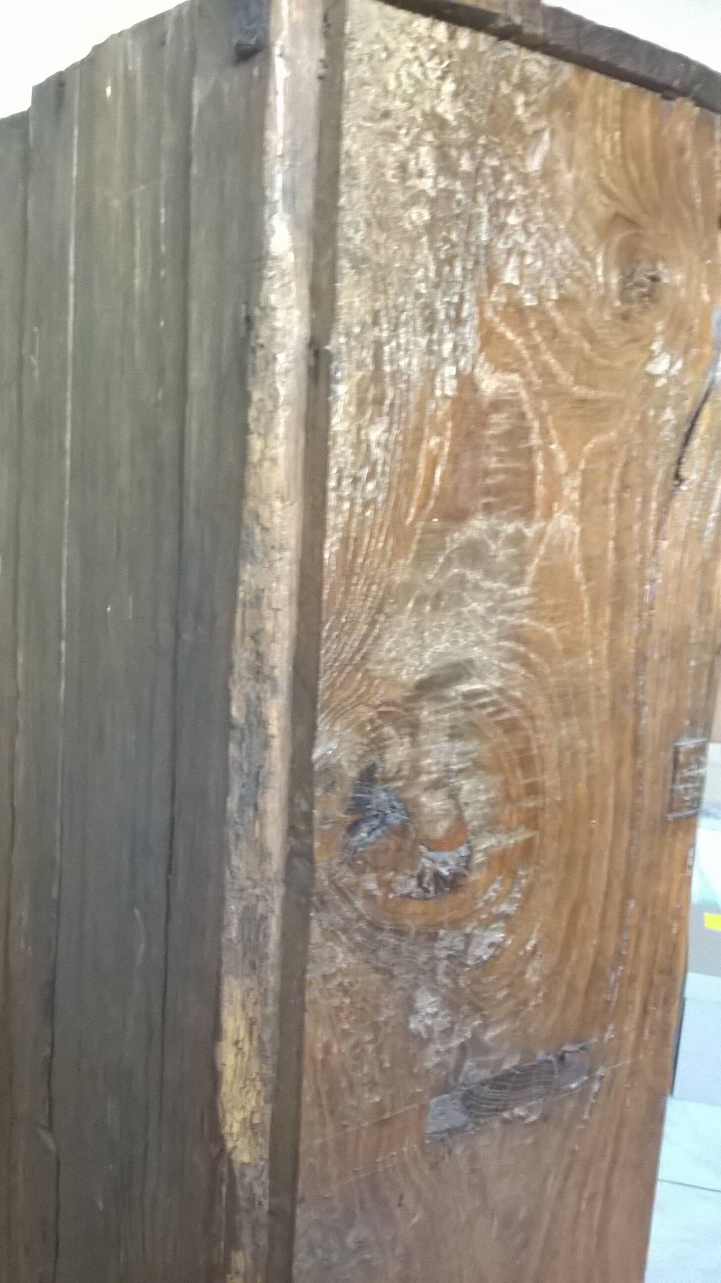 Old oak dresser or shelf