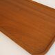 Scandinavian vintage 1960 mahogany tray