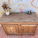 Magnificent vintage buffet / sideboard in raw wood