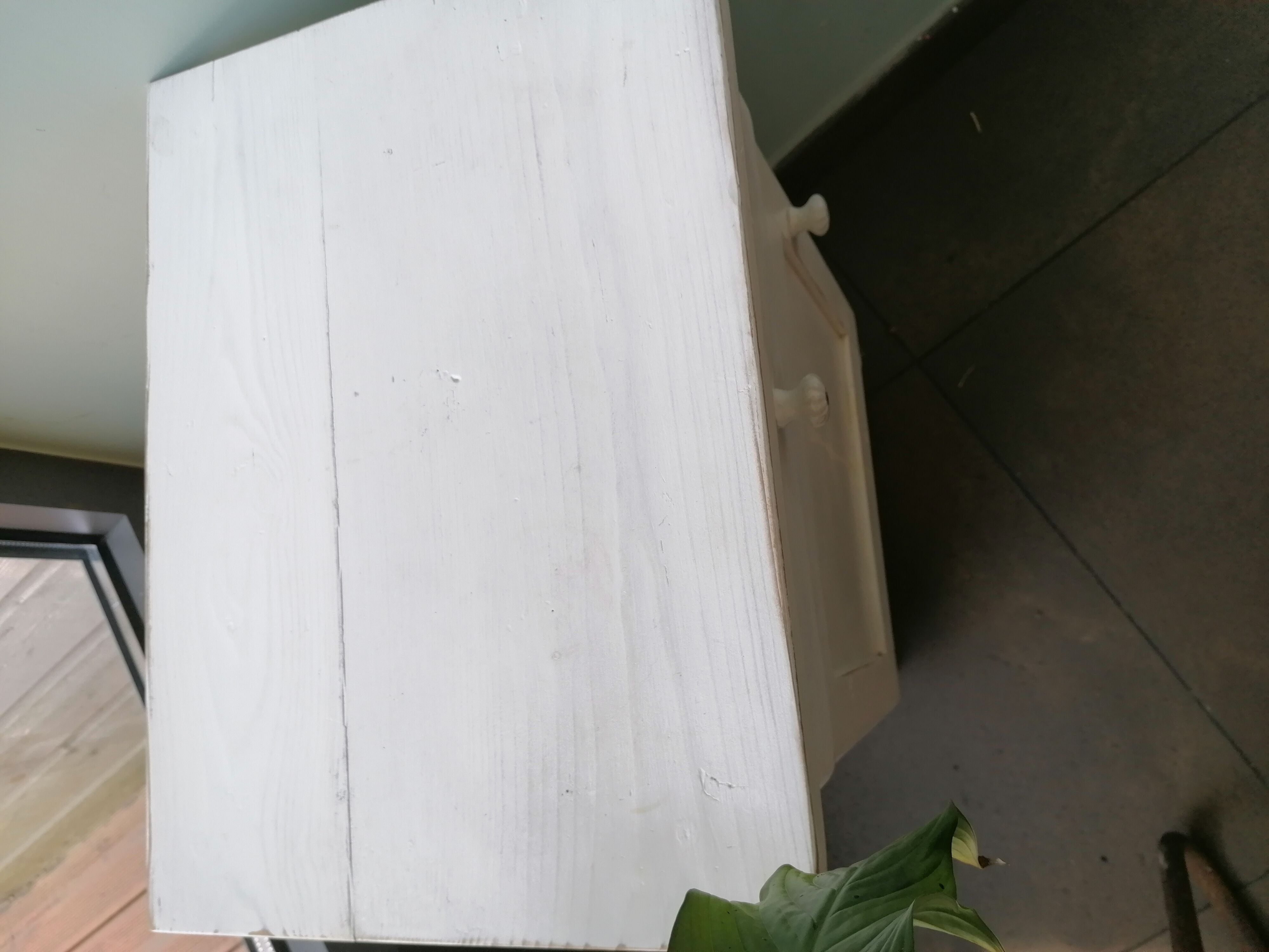 Pair of vintage wooden bedside tables