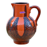 Vintage Scheurich Keramik vase or pitcher - Fat Lava - Made in West-Germany