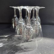 8 wine glasses – Cristallerie de Nancy (1920-1934)