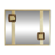 Regency Style Brass and Glass Coat Rack, Italy 1970s