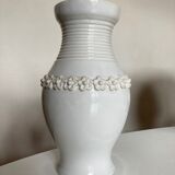 Vase in glazed white earth 1960