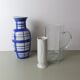 White porcelain tube vase
