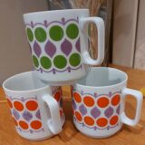 Set of 3 Bavarian cups