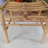 Vintage bamboo bench from the 60/70