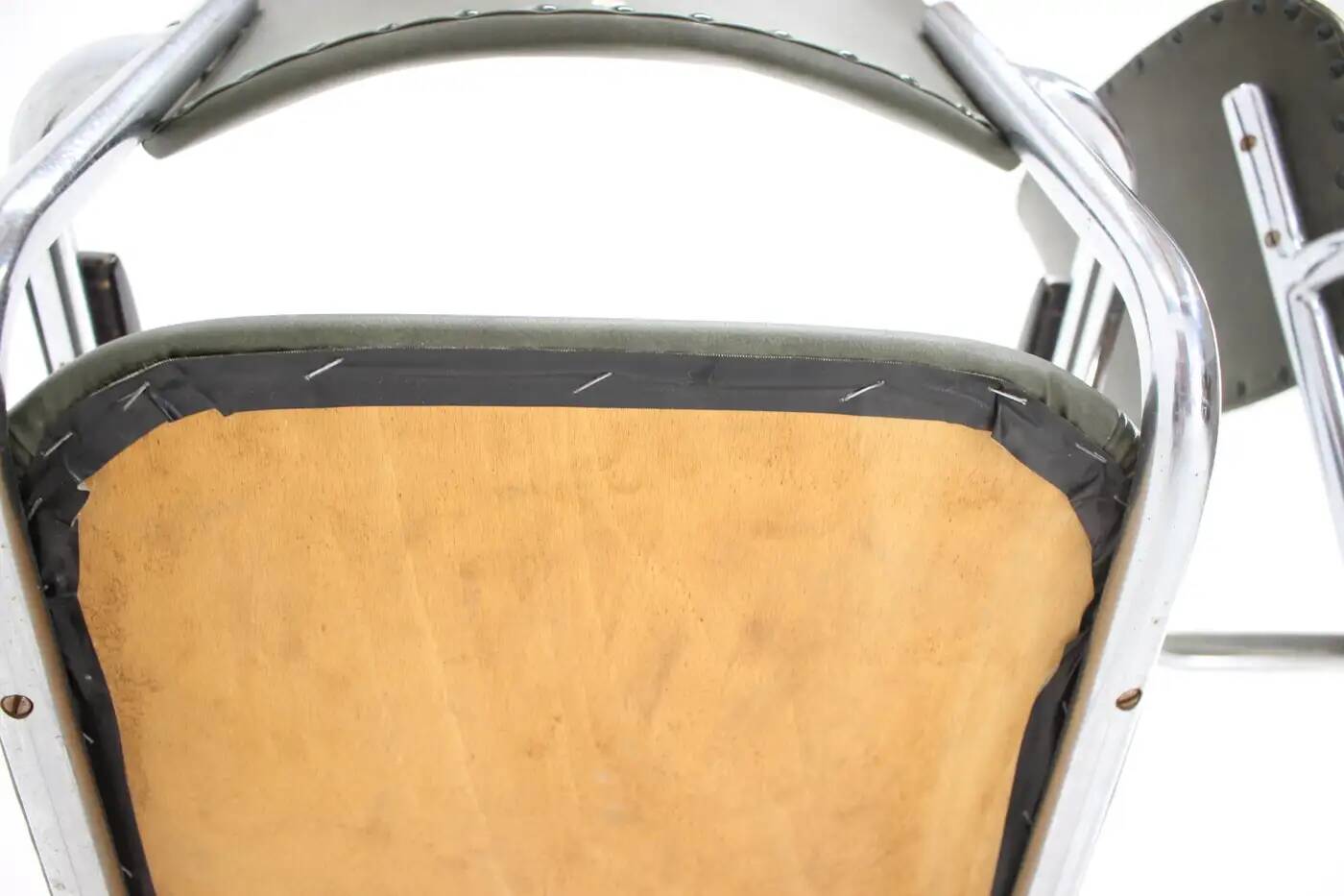 Set of three Bauhaus chrome dining chairs by Mauser, 1940s