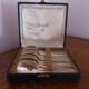 12 small silver-plated metal spoons Cristofle