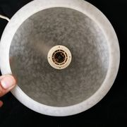 pendant lamp, lampshade, ball, art deco, opaque glass, Clichy glass
