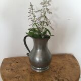 Tin pitcher from France
