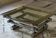 Rectangular coffee table A Space vintage by Paul Mayen in smoked glass and m
