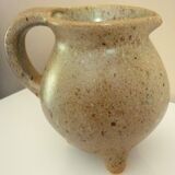 Tripod pitcher in glazed ceramic, signed Périgord pottery, 1950s/1960s