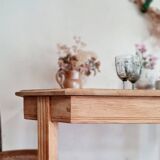 Table en bois brut