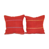 Kilim cushion covers with Turkish stripes, set of 2 ak162
