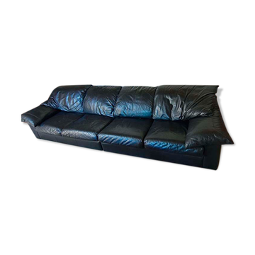 High-end vintage 4-seater sofa Giovanni Erba