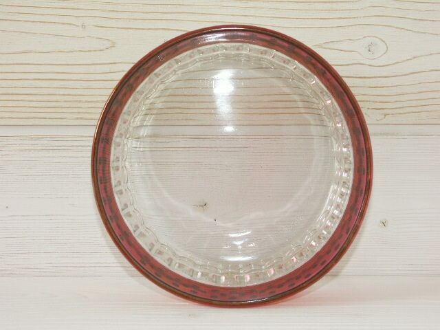 Saladier Ø20 en verre vintage des années 50