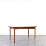 Mid-Century Danish Teak Extendable Dining Table, 1960s.