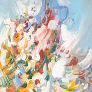 Fleurs sauvages, acrylique, 46 x 65cm