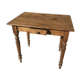 Country table in beech and poplar early 20th century