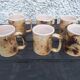 6 Vintage Cups Galerie Palissy Vallauris