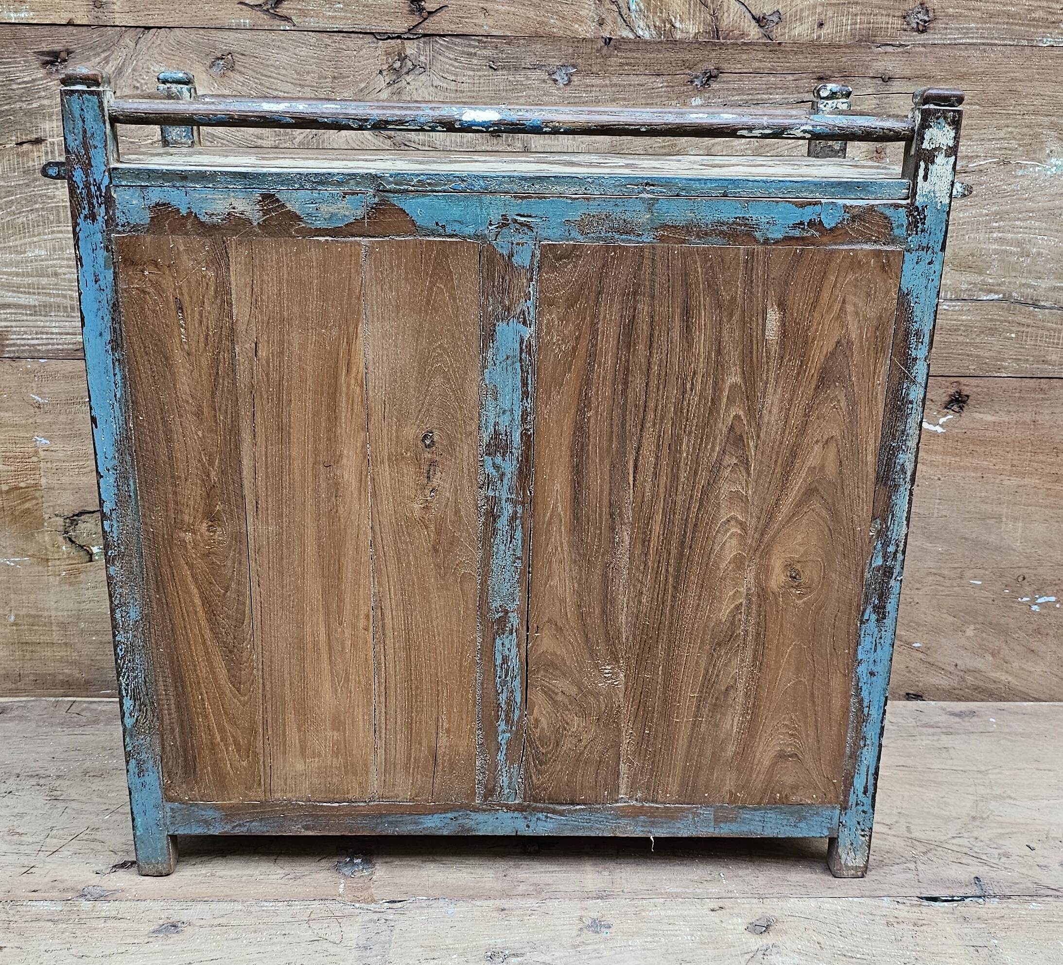 Antique Burmese teak cabinet