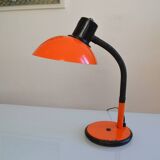 Vintage Aluminor France orange lamp from the 70s 1970