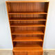 Bibliothèque avec meuble de base, teck, années 1960
