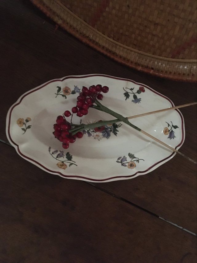 Ravier flowered Sarreguemines "Agreste".