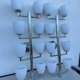 Pair of wall sconces 006/8 Fontana Arte