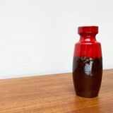 Mid-Century Fat Lava vase in ceramic WGP by Scheurich, West Germany, 1960s.