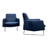 Chairs by Louis Paolozzi, model Prelude, published by Zol, around 1957.