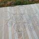 8 old white wine glasses engraved with a frieze late 19th early 20th