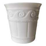 Pot à bougie, photophore, porcelaine fine, Bernardaud, Limoges, modèle louvre