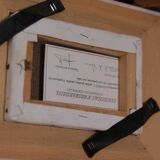 Original French oil on canvas – “Saint‑Paul‑de‑Vence” by Guinet C – vintage & framed – 28 × 23 cm