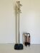 1970s vintage chrome coat and umbrella racks, set of two
