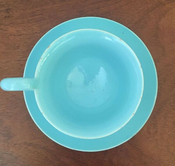Lot de 5 tasses et sous tasses en céramique année 60-70
