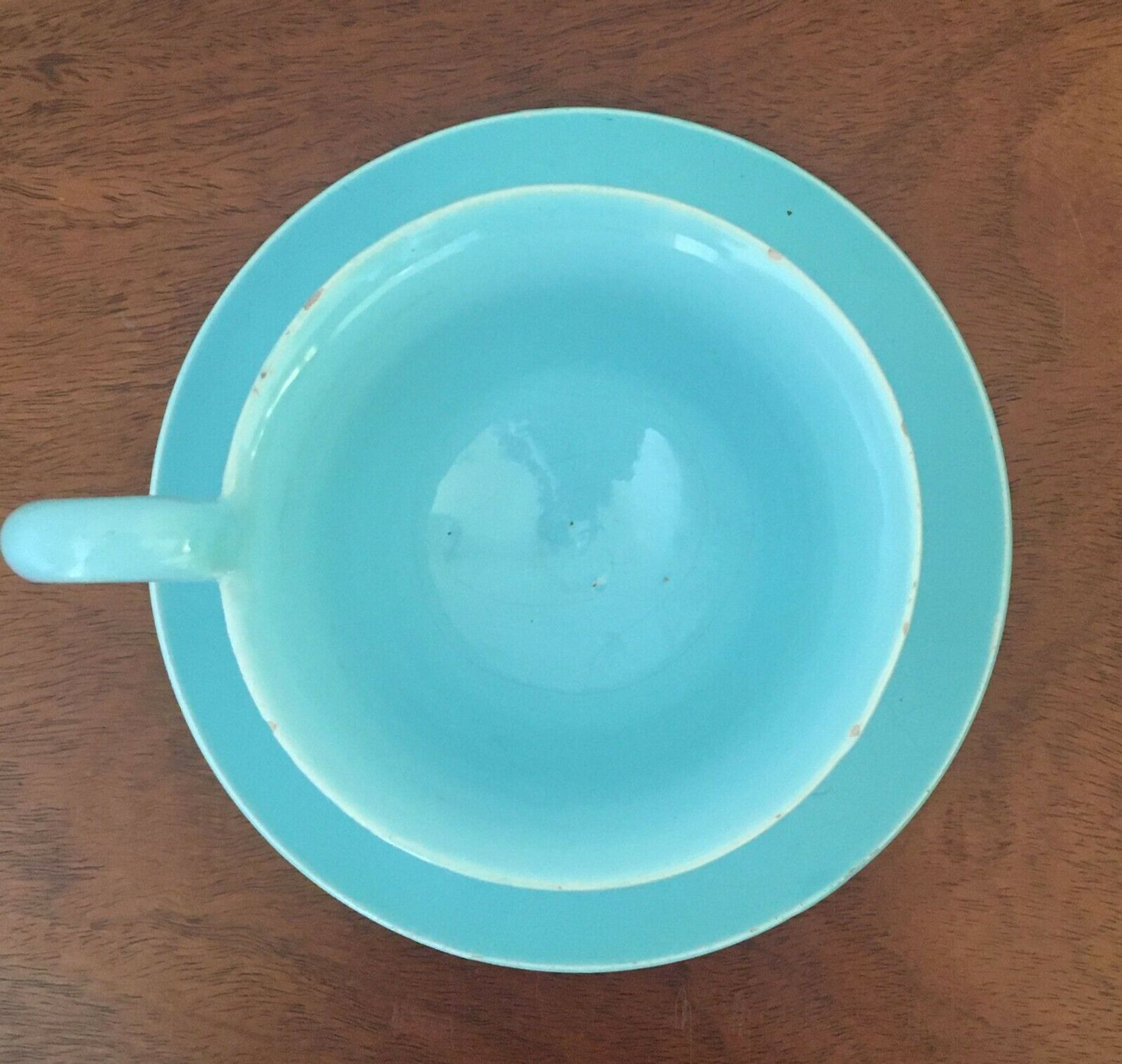 Lot of 5 cups and under ceramic cups 60-70 years