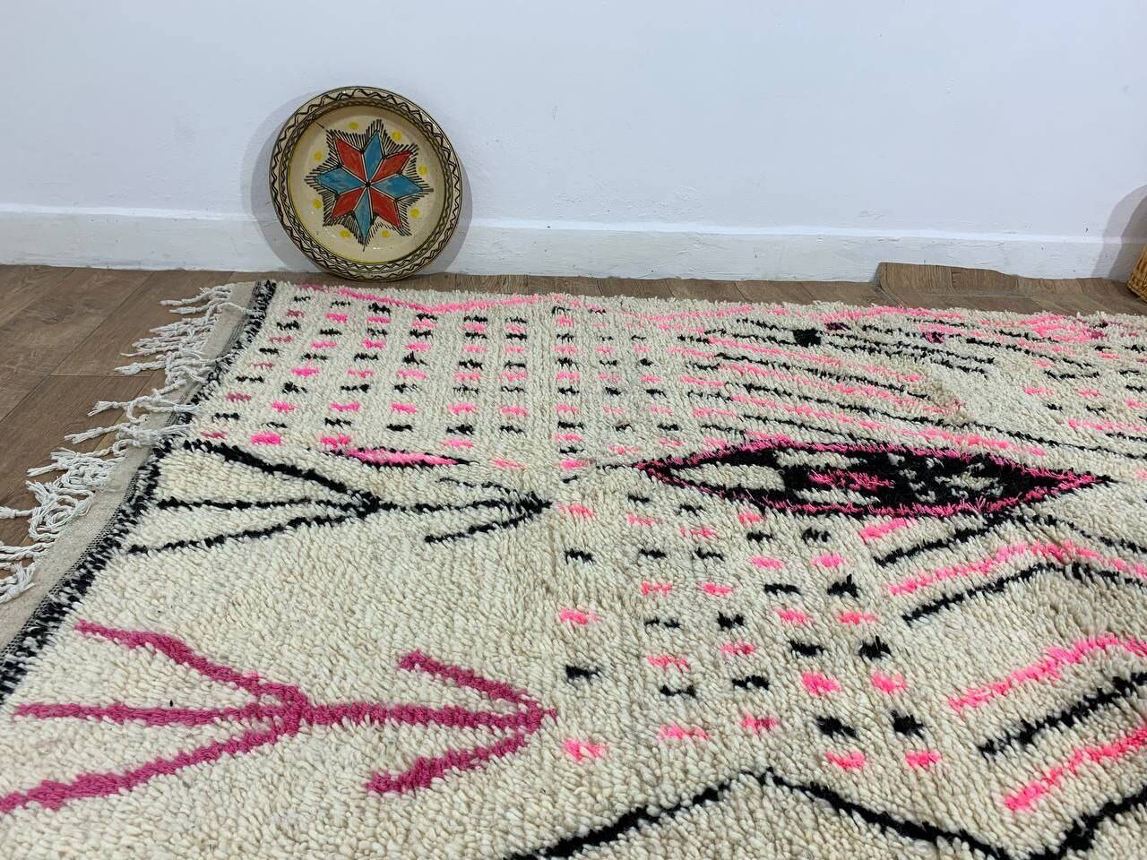 Handmade Moroccan Berber rug 255 X 146 CM