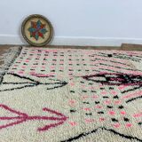 Handmade Moroccan Berber rug 255 X 146 CM