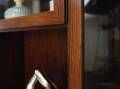 Rosewood display cabinet by Omann Jun Møbelfabrik model 6 with lighting, Denmark 1960s