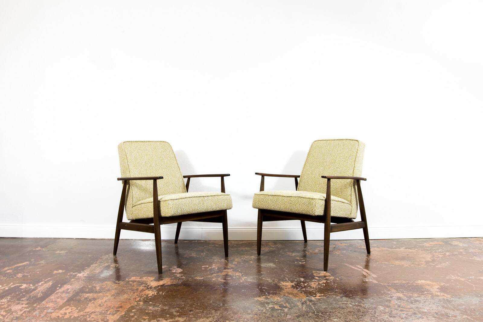 Pair of Type 300 190 Armchairs by H. Lis, 1960s