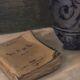 Old still life oil painting