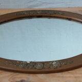 Oval mirror 52x34cm 30/40 years