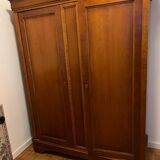 Armoire de chambre en bois merisier