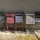 Lot of old bistro chairs