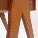 Pair of vintage compass legs bedside tables - circa 1960